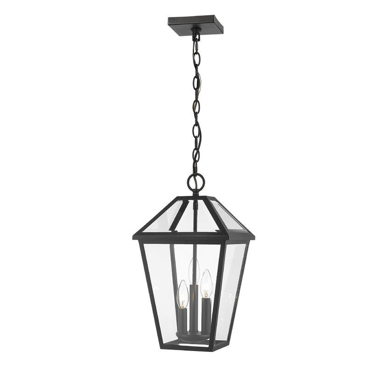 TALBOT luminaire suspendu extérieur noir 579CHB-BK | Luminaire Plus.ca