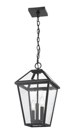 TALBOT luminaire suspendu extérieur noir 579CHB-BK | Luminaire Plus.ca