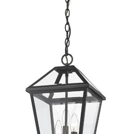 TALBOT luminaire suspendu extérieur noir 579CHB-BK | Luminaire Plus.ca