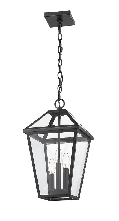 TALBOT luminaire suspendu extérieur noir 579CHB-BK | Luminaire Plus.ca