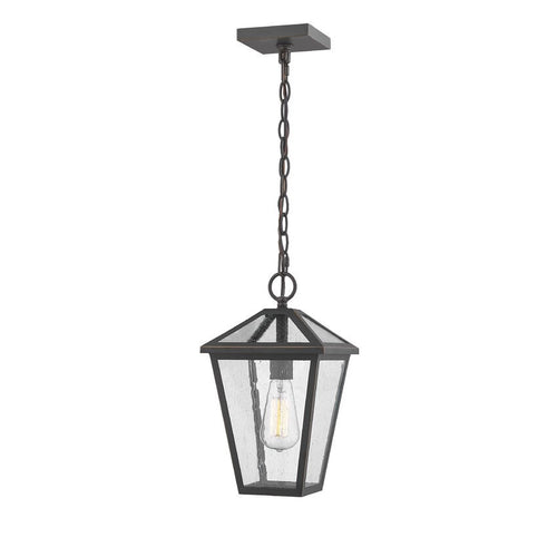 TALBOT luminaire suspendu extérieur bronze 579CHM-ORB | Luminaire Plus.ca