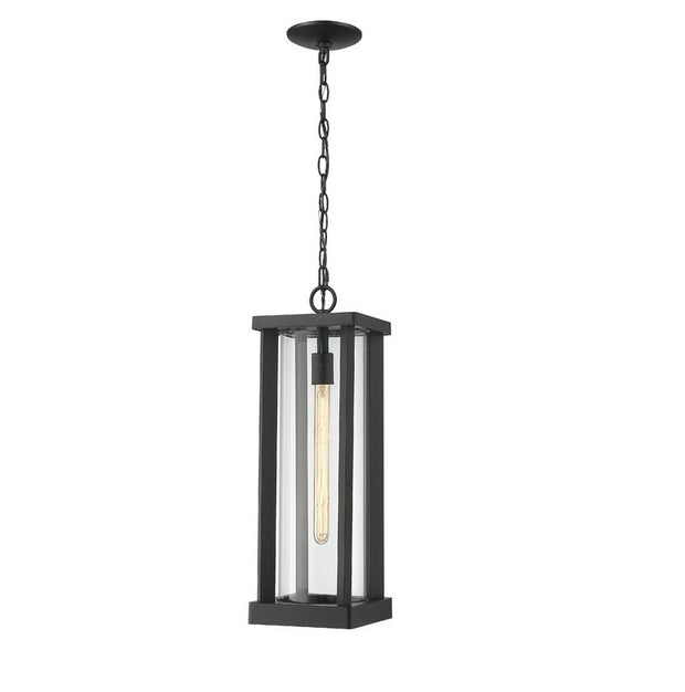 GLENWOOD luminaire suspendu extérieur noir 586CHB-BK| Luminaire Plus.ca