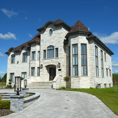 GLENWOOD luminaire sur socle extérieur noir 586PHBR-553PM-BK | Luminaire Plus.ca