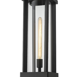 GLENWOOD luminaire tête de poteau extérieur noir 586PHBS-BK|Luminaire Plus.ca