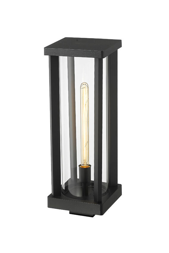GLENWOOD luminaire tête de poteau extérieur noir 586PHBS-BK|Luminaire Plus.ca