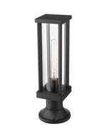 GLENWOOD luminaire sur socle extérieur noir 586PHMR-553PM-BK | Luminaire Plus.ca