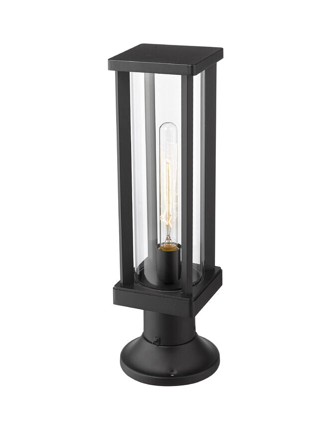 GLENWOOD luminaire sur socle extérieur noir 586PHMR-553PM-BK | Luminaire Plus.ca