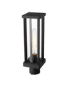 GLENWOOD luminaire tête de poteau extérieur noir 586PHMR-BK