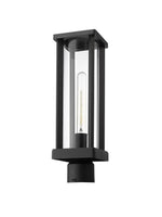 GLENWOOD luminaire tête de poteau extérieur noir 586PHMR-BK