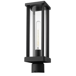 GLENWOOD luminaire tête de poteau extérieur noir 586PHMR-BK | Luminaire Plus.ca