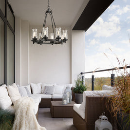 TAHOE luminaire extérieur noir texturé 588-8ABB | Luminaire Plus.ca