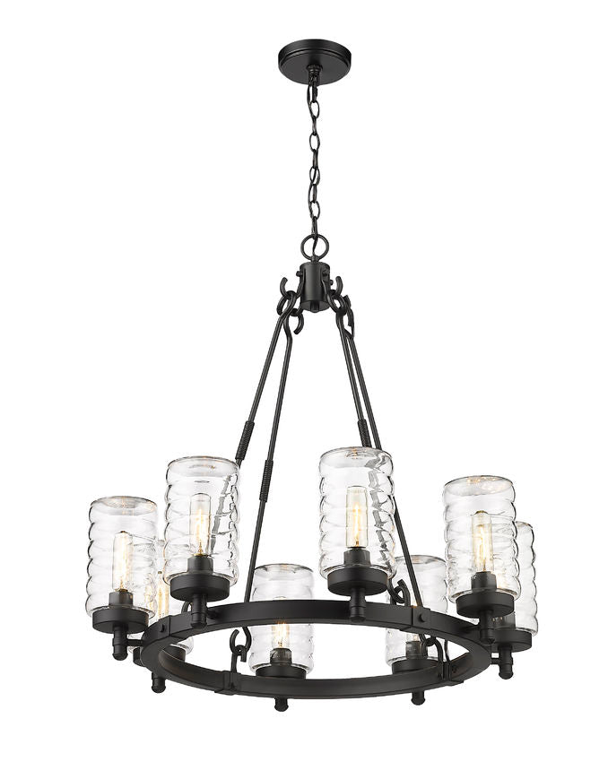TAHOE luminaire suspendu extérieur noir 588-8BK | Luminaire Plus.ca