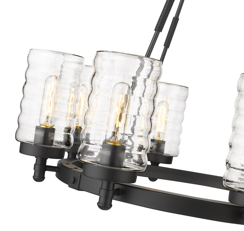 TAHOE luminaire suspendu extérieur noir 588-8BK | Luminaire Plus.ca