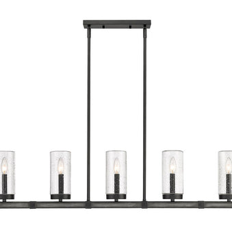 MARLOW luminaire extérieur noir texturé 589-5L-ABB | Luminaire Plus.ca