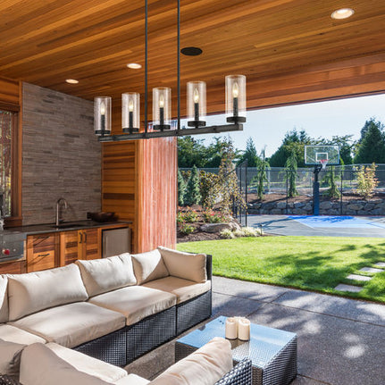 MARLOW luminaire extérieur noir texturé 589-5L-ABB | Luminaire Plus.ca