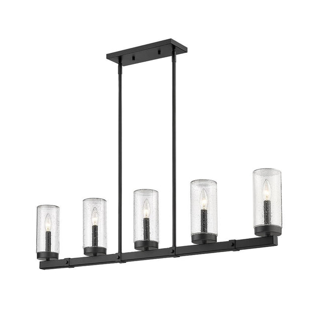 MARLOW luminaire suspendu extérieur noir 589-5L-BK | Luminaire Plus.ca