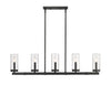MARLOW luminaire suspendu extérieur noir 589-5L-BK | Luminaire Plus.ca