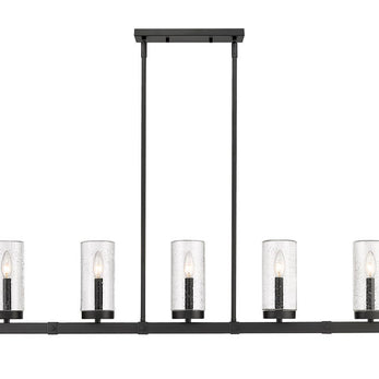 MARLOW luminaire suspendu extérieur noir 589-5L-BK | Luminaire Plus.ca