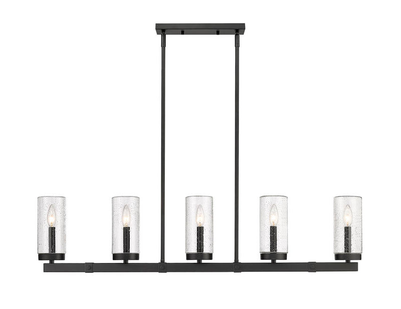 MARLOW luminaire suspendu extérieur noir 589-5L-BK | Luminaire Plus.ca
