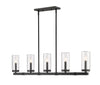 MARLOW luminaire suspendu extérieur noir 589-5L-BK | Luminaire Plus.ca