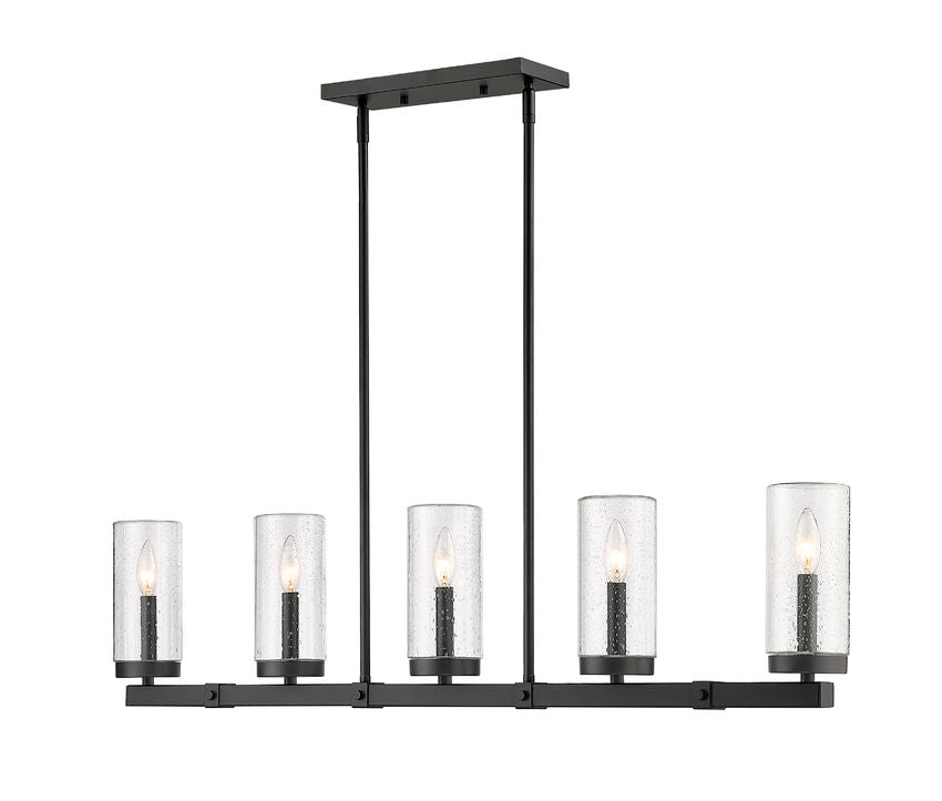 MARLOW luminaire suspendu extérieur noir 589-5L-BK | Luminaire Plus.ca