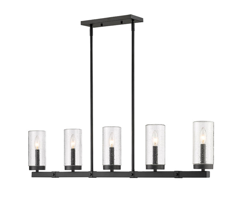 MARLOW luminaire suspendu extérieur noir 589-5L-BK | Luminaire Plus.ca