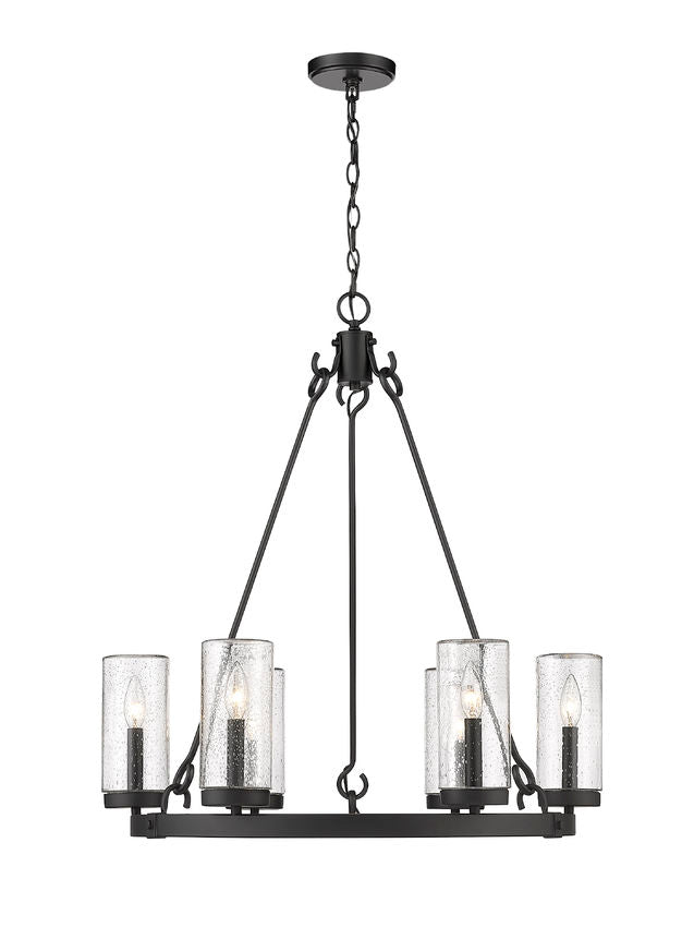 MARLOW luminaire suspendu extérieur noir 589-6BK | Luminaire Plus.ca