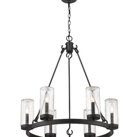 MARLOW luminaire suspendu extérieur noir 589-6BK | Luminaire Plus.ca