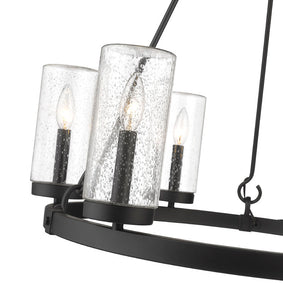 MARLOW luminaire suspendu extérieur noir 589-6BK | Luminaire Plus.ca