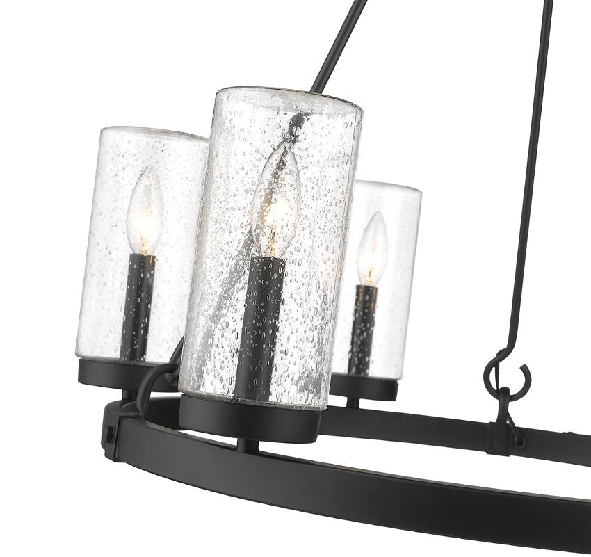 MARLOW luminaire suspendu extérieur noir 589-6BK | Luminaire Plus.ca