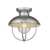 ANSEL luminaire plafonnier ext chrome vieillit 590F-GV| Luminaire Plus.ca