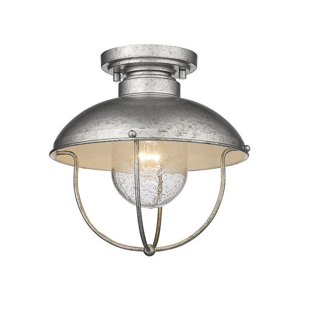 ANSEL luminaire plafonnier ext chrome vieillit 590F-GV| Luminaire Plus.ca