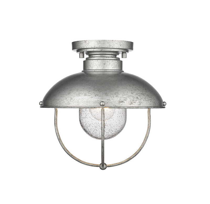 ANSEL luminaire plafonnier ext chrome vieillit 590F-GV| Luminaire Plus.ca