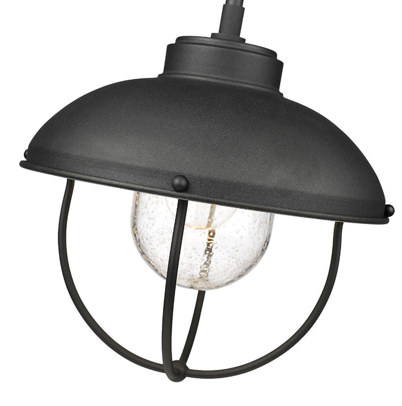 ANSEL luminaire suspendu extérieur noir 590P-BK | Luminaire Plus.ca
