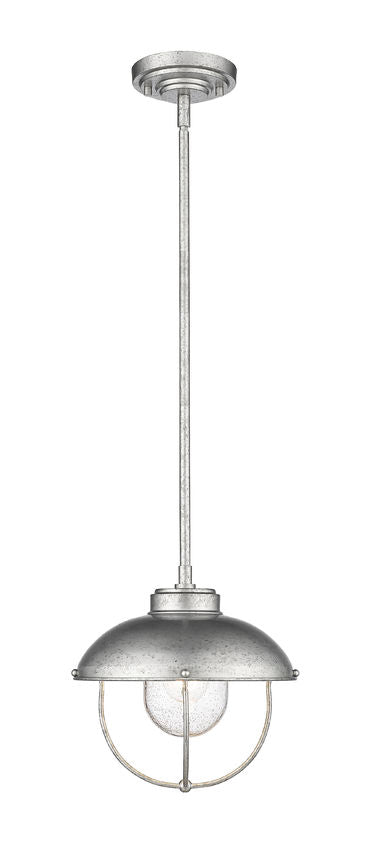 ANSEL luminaire suspendu extérieur chrome vieillit 590P-GV