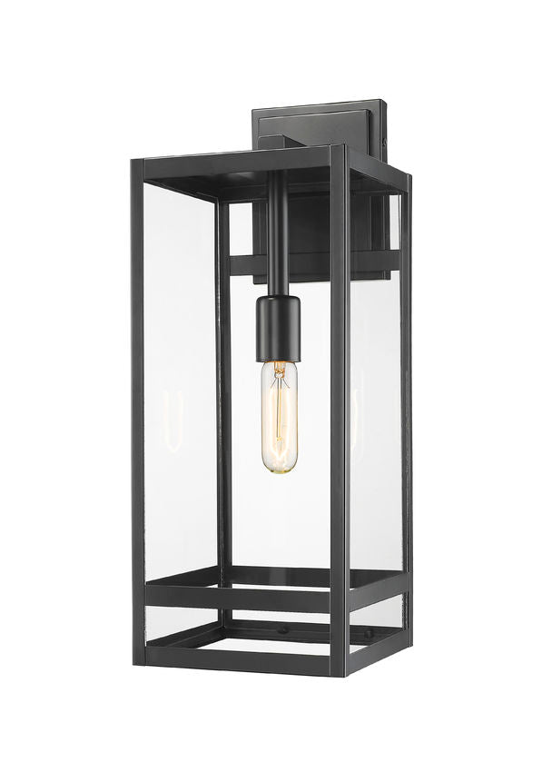 NURI luminaire mural extérieur noir 596B-BK | Luminaire Plus.ca