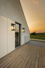 NURI luminaire mural extérieur noir 596B-BK | Luminaire Plus.ca