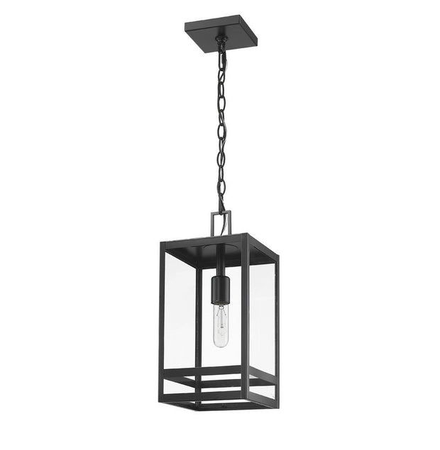 NURI luminaire suspendu extérieur noir 596CHM-BK | Luminaire Plus.ca