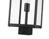 NURI luminaire tête de poteau extérieur noir 596PHBS-BK