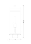 NURI luminaire extérieur noir 596PHBS-BK | Luminaire Plus.ca