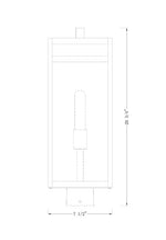 NURI luminaire extérieur noir 596PHBS-BK | Luminaire Plus.ca