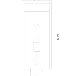 NURI luminaire extérieur noir 596PHBS-BK | Luminaire Plus.ca