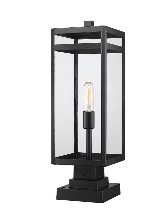 NURI luminaire sur socle extérieur noir 596PHBS-SQPM-BK