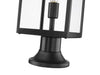 NURI luminaire sur socle extérieur noir 596PHBR-553PM-BK