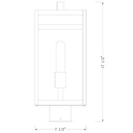 NURI luminaire extérieur noir 596PHMR-BK | Luminaire Plus.ca