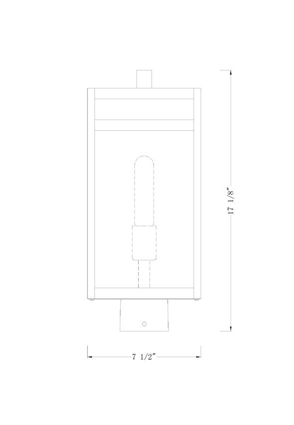 NURI luminaire extérieur noir 596PHMS-BK | Luminaire Plus.ca