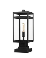 NURI luminaire sur socle extérieur noir 596PHMS-SQPM-BK