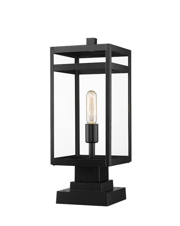 NURI luminaire extérieur noir 596PHMS-SQPM-BK | Luminaire Plus.ca