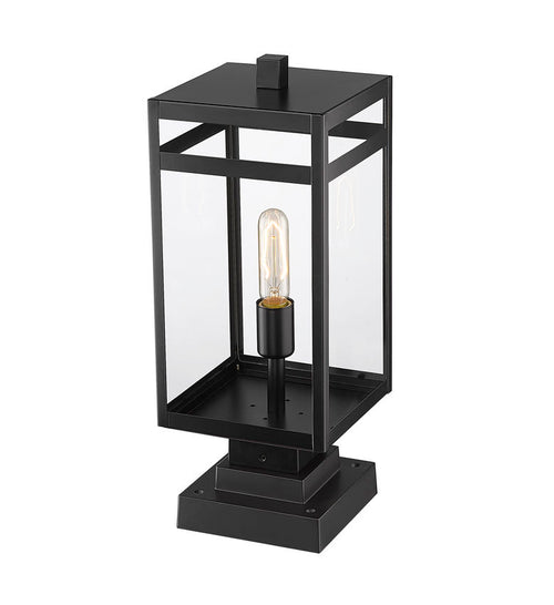 NURI luminaire sur socle extérieur noir 596PHMS-SQPM-BK