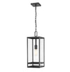 NURI luminaire suspendu extérieur noir 596CHB-BK | Luminaire Plus.ca